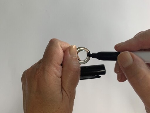 Préparation de la pose de l'anneau
