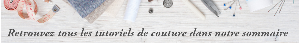 Sommaire des tutoriels de couture 