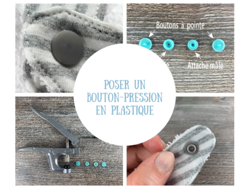 Poser un bouton-pression en plastique