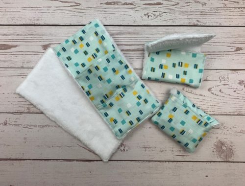 Coudre des lingettes de bébé pliables