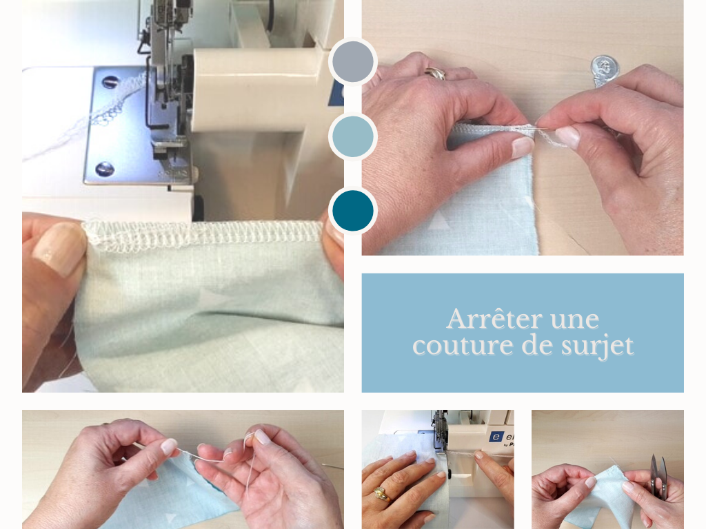 arrêter une couture de surjet